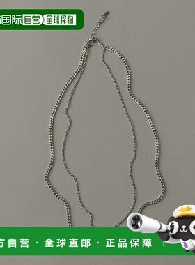 1h可退 日本直邮SMELLY 男士外科不锈钢双链项链 SMA61PF003