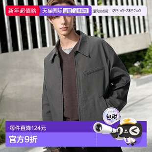 日本直邮Uniqlo 无 拉链开衫外套 475681优衣库上衣工装复古