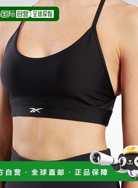 日本直邮Reebok Hiit LUX CYCLED系列 舒适柔软亲肤纯色运动内衣
