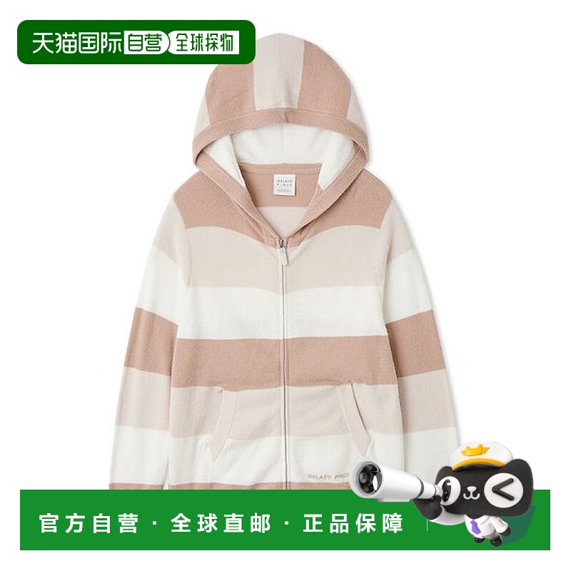 日本直邮gelato pique スムーズィーlite3 边框派克大衣 [GE4999E