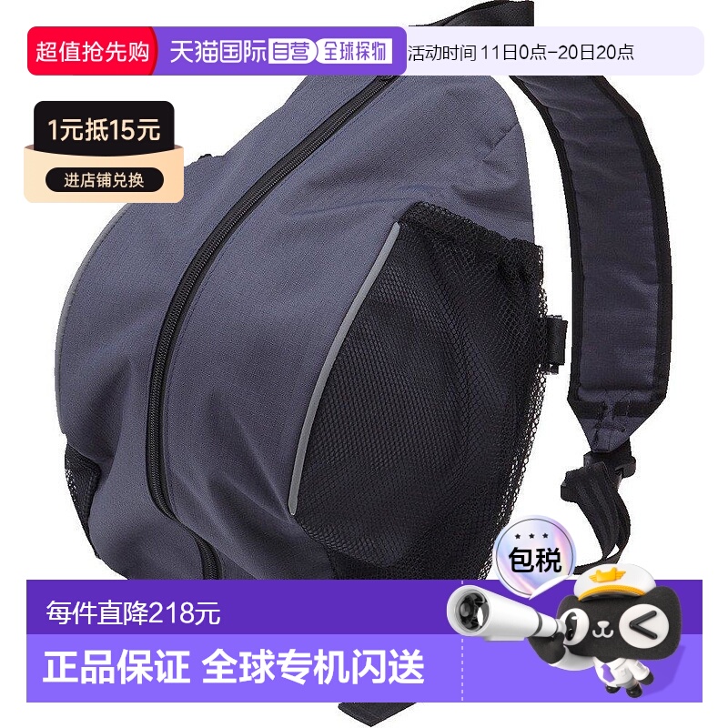 【日本直邮】trusco背包深蓝色斜挎单肩背包拉链百搭时尚休闲尼龙