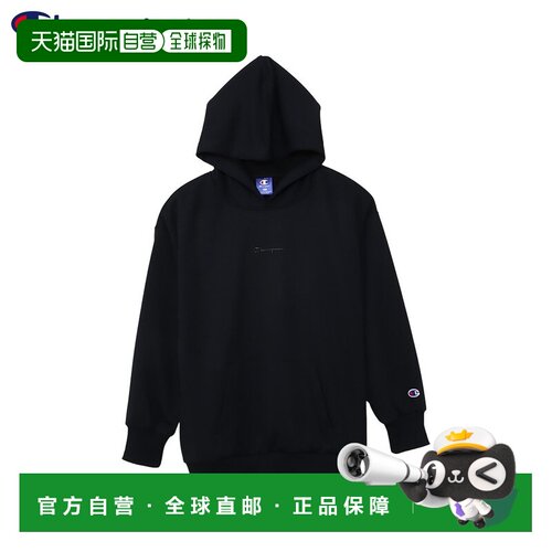 日本直邮Champion 儿童连帽卫衣 CK-BS104 速干 黑色