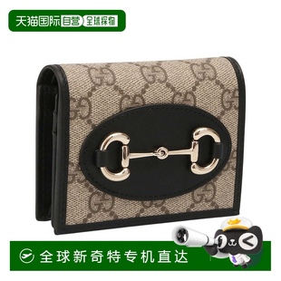 卡片夹钱包带硬币和纸币 日本直邮GUCCI Gucci Horsebit 1955