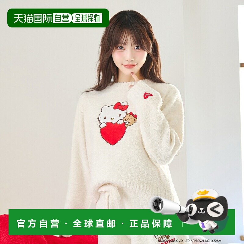 日本直邮Mi-je Sanrio Characters Hello Kitty 棉花糖针织套头衫