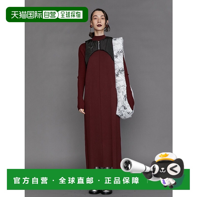 1h可退 日本直邮UN3D. 女士I字型高领针织连衣裙 522460300901