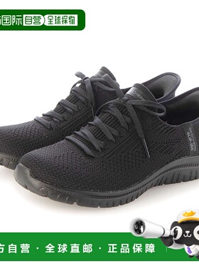 日本直邮SKECHERS 女士伯图系列黑色运动鞋 [SK693BW13475] 黑色