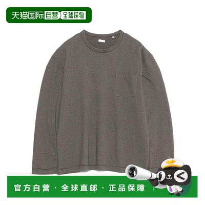 1h可退 日本直邮nanamica 微条纹口袋 长袖T恤 Micro Stripe Pock