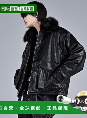 1h可退 日本直邮ADRER 男女同款 B-3双面穿仿皮毛领夹克 可拆卸毛