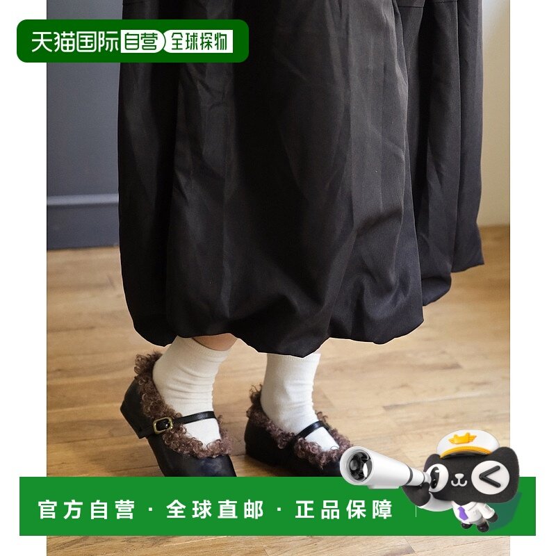 1h可退 日本直邮SESTO 女装 半绒内里保暖玛丽珍高跟鞋 软皮贴脚