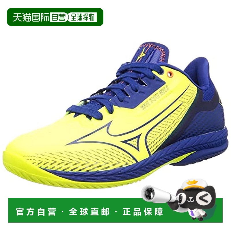【日本直邮】Mizuno美津浓 乒乓球鞋NEO 3 黄x藏青25.5cm2E 81GA2