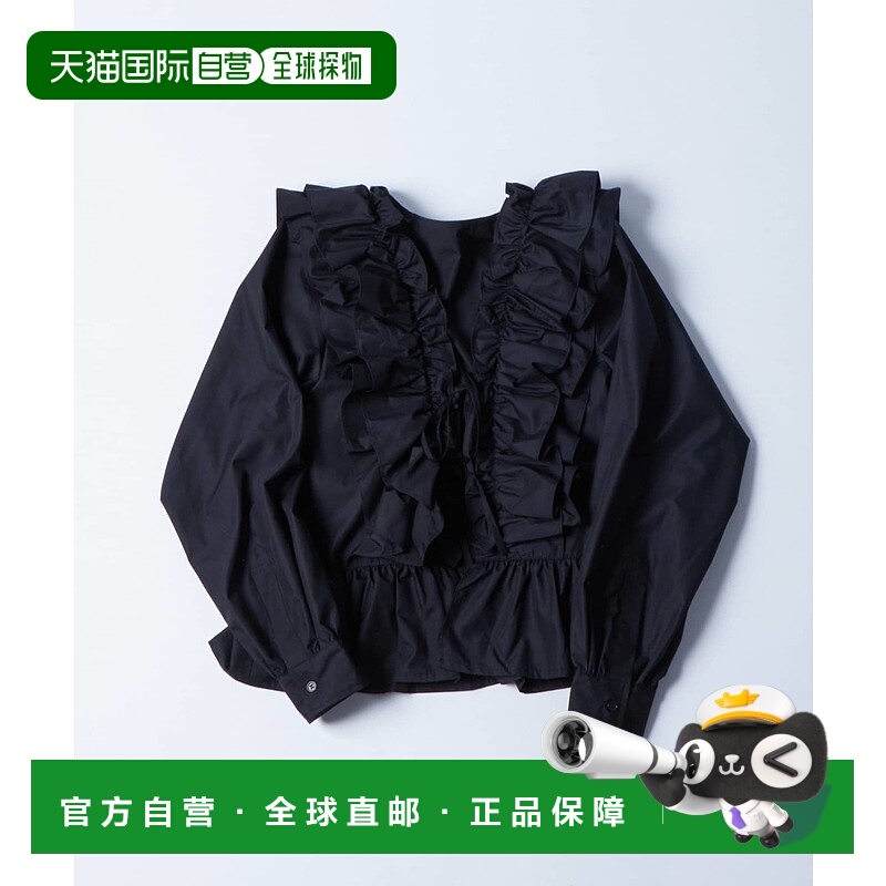 1h可退 日本直邮WHO'S WHO gallery 女士 蝴蝶结蓬蓬袖衬衫开衫