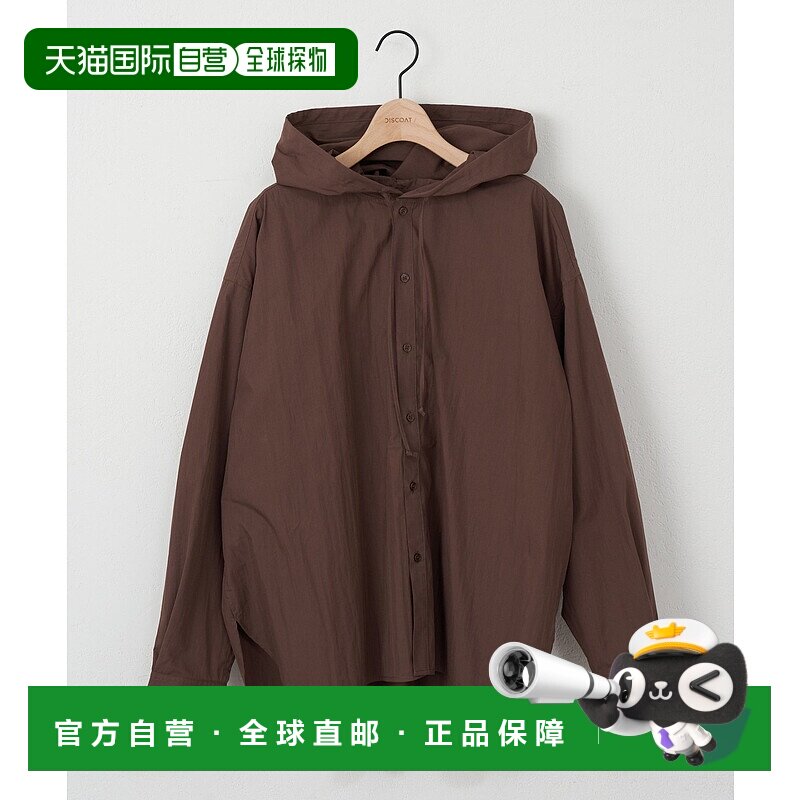1h可退 日本直邮Discoat 男女同款 洗旧尼龙连帽衬衫 DPZ2052104A