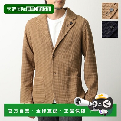 日本直邮LARDINI 男士华夫格针织开衫夹克（CNCLJM56 AA65001）单