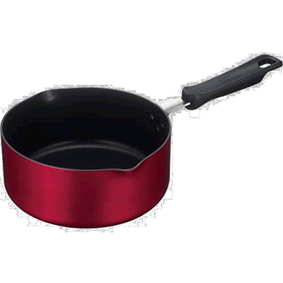 【日本直邮】Thermos膳魔师 Durable系列单柄锅 18cm 红色 KNA-01