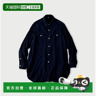 靛蓝色 双层纱908多口袋衬衫 日本直邮45R 1h可退