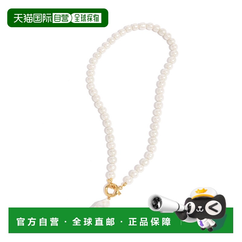 1h可退 日本直邮ROPE' 女士 有机淡水珍珠与玻璃珍珠项链 两用珍