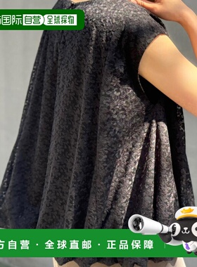 日本直邮BEARDSLEY 女士小花刺绣泡泡袖上衣 BEZ1051604A0008