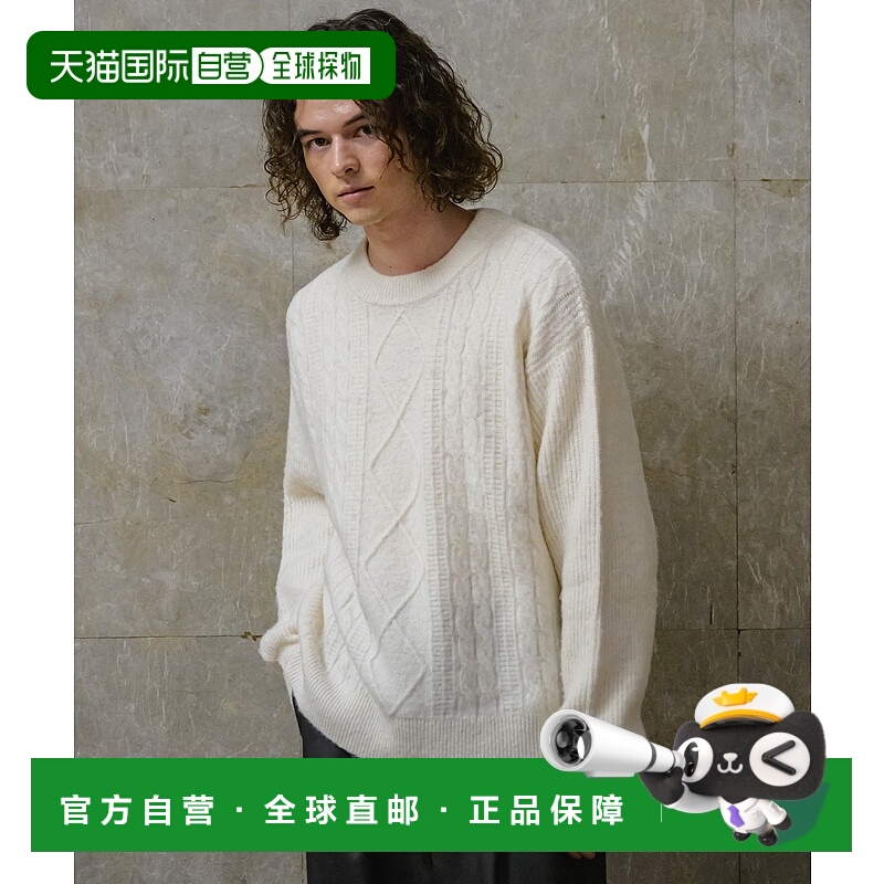 1h可退 日本直邮Casper John 男士香味绒感针织毛衣 CJTOY245001