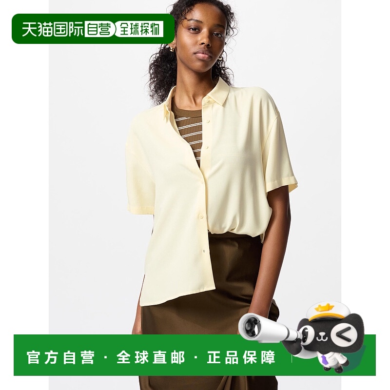 日本直邮【日本直邮】UNIQLO优衣库女款短袖衬衫475642-41