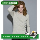 日本直邮5351 男装 POUR 1h可退 LES HOMMES 全毛宽松版 型圆领针