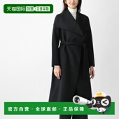 女士黑色长款 裹身大衣 日本直邮MACKAGE MAI mai black
