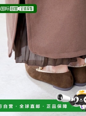 日本直邮Menue 仿羊皮鞋面平底乐福鞋休闲鞋女鞋 ME8623BW01285