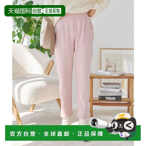 日本直邮KOBE LETTUCE 弹力宽松锥形长裤 常规长度 [M3984] 裤子