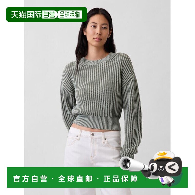 日本直邮GAP 纯棉无袖短款针织衫毛衣长袖 42469797图片
