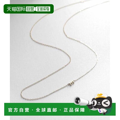 1h可退 日本直邮COCOSHNIK 【限定】K10字母E 项链新款