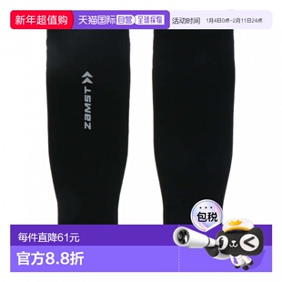 日本直邮ZAMST 春夏高尔夫运动护腕黑色 [官方在线商店] 护腕