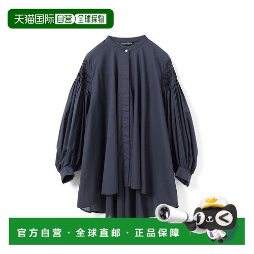 1h可退 日本直邮mizuiro ind 女装 细腻褶饰长袖衬衫 3230083