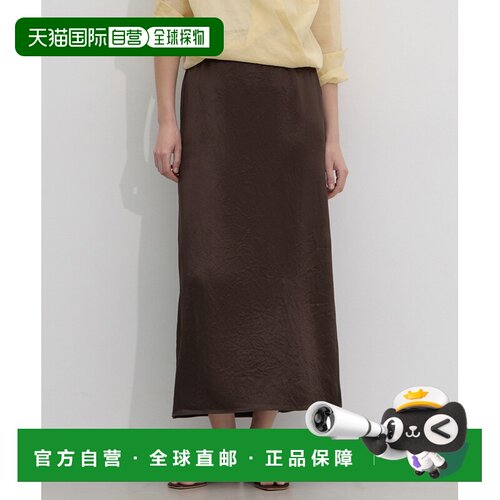 1h可退 日本直邮martinique 女士 醋酸缎面复古风长裙 A0363FS050