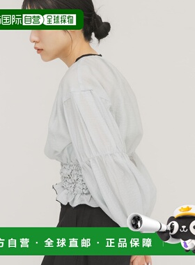 1h可退 日本直邮KBF 女装 泡泡纱褶皱设计衬衫 KB261302035100