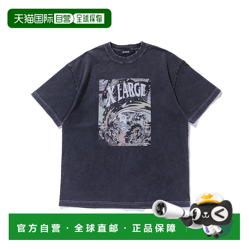 1h可退 日本直邮XLARGE 男女同款COMIC印花短袖T恤 101252011046