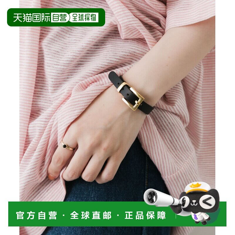 日本直邮SMELLY 女士 皮带风手链 黄金方扣可调节 SM263302245011