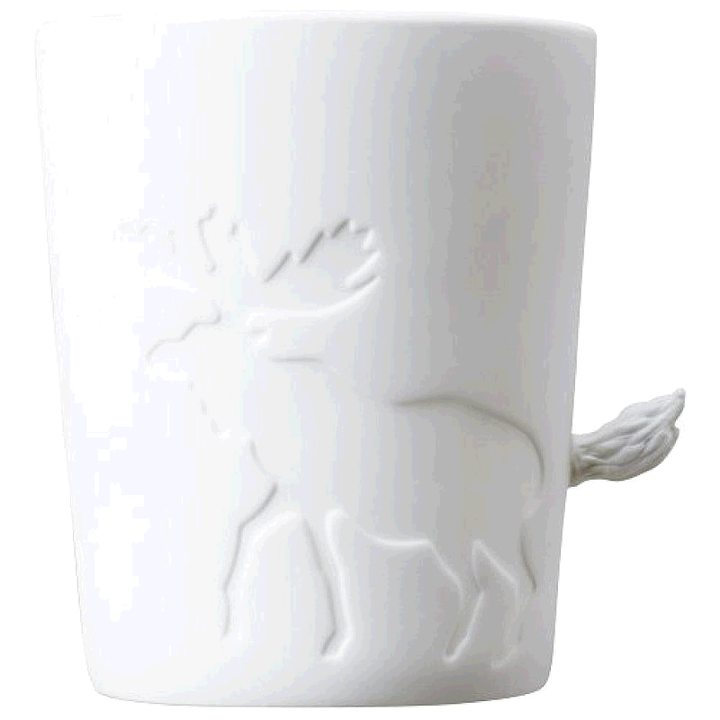 【日本直邮】KINTO马克杯TAIL动物马克杯530毫升麋鹿22774