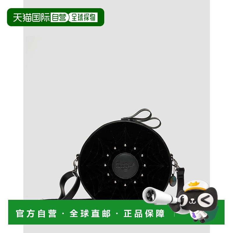 1h可退 日本直邮Dr.Martens 男女同款 圆形双肩包 蜘蛛刺绣2WAY设