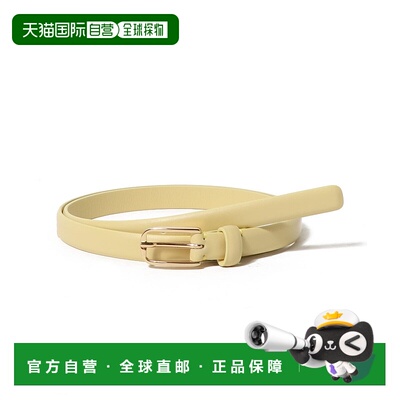 1h可退 日本直邮MANUELA 女士细款皮质腰带特别定制款  511021701