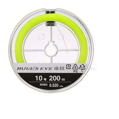 日本直邮Shimano Bullseye 长投 200m 10 号荧光绿 LA-C61V