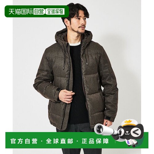 日本直邮ABAHOUSE 羊毛感羽绒夹克/连帽外套 700FP 防水羽绒服