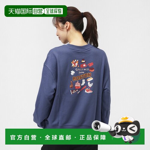 日本直邮NEW BALANCE WT53679 女款 套头衫 炭灰色 NEW BALANCE