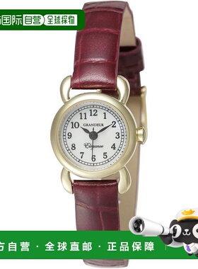 日本直邮GRANDEUR优雅复古古董风格手表ESL035W2