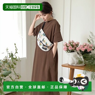 1h可退 日本直邮FREAK'S STORE 女士宽松版型USA棉T恤连衣裙 1316