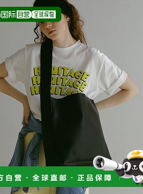 【日本直邮】Topkapi女士单肩包黑色皮革大容量日常出行百搭