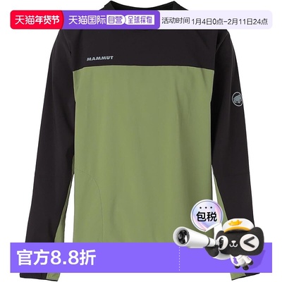 【日本直邮】猛犸象 Comfort 圆领 AF 男式外套 marsh-black卫衣