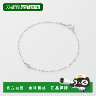 日潮跑腿Agete阿卡朵 女款银钻石手链(0.03克拉) 银 16.5cm 102