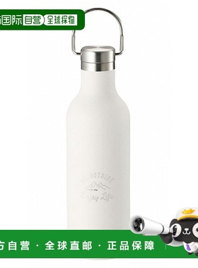 日本直邮CAPTAINSTAG UE3422 保温保冷水瓶 480ml 白色 直饮设计