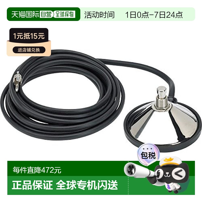 【日本直邮】Fender 1-BUTTON复古风格脚开关 RCA插孔 吉他音箱