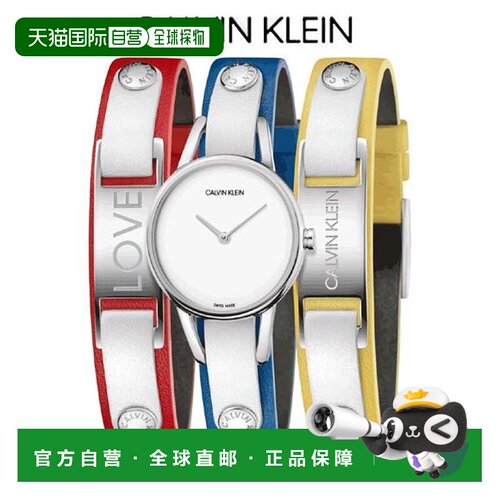 日本直邮Calvin Klein #MYCALVINS 女士腕表 K9D231VX 白色表盘