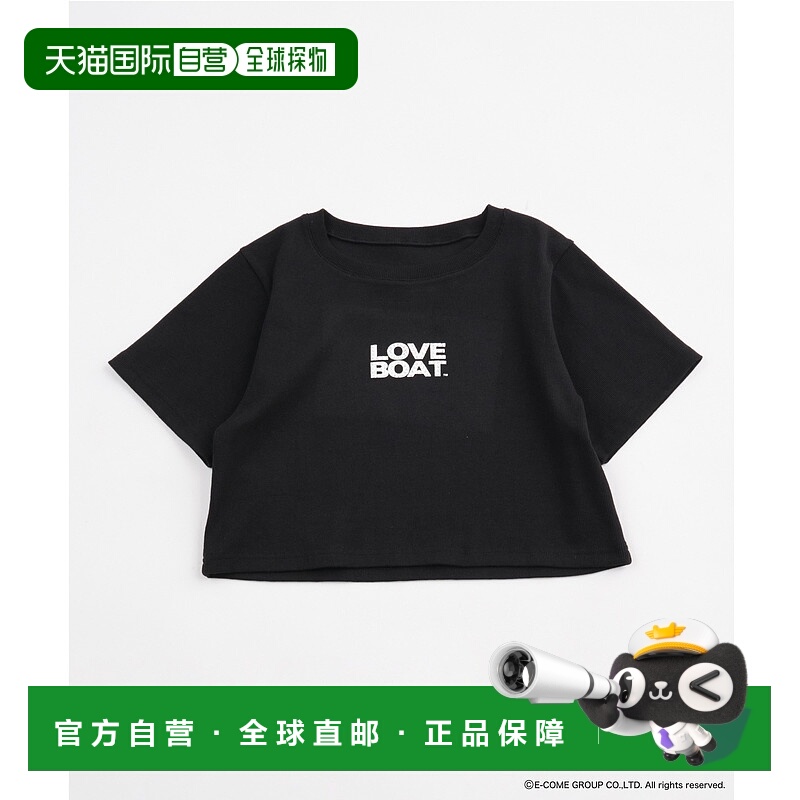 1h可退 日本直邮LOVEBOAT女装春夏新款刺绣修身短袖T恤 MC25SS06G